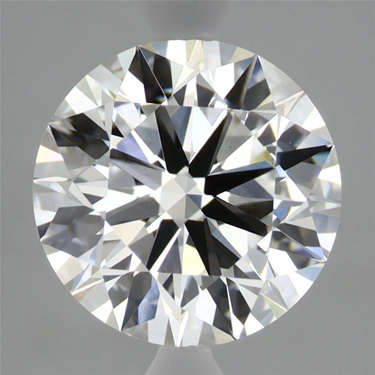 2.96 Carat Round Shaped, Ideal Cut, H Color, VS1 Clarity, IGI Certified Lab Grown Diamond