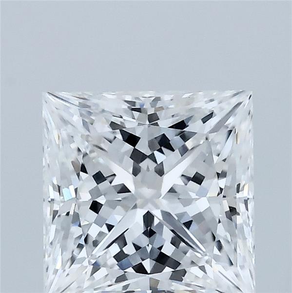 2.01 Carat Princess Shaped, Ideal Cut, E Color, VVS2 Clarity, IGI Certified Lab Grown Diamond