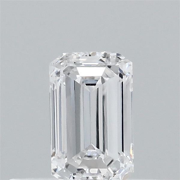 0.31 Carat Emerald Shaped, Ideal Cut, D Color, VVS1 Clarity, IGI Certified Lab Grown Diamond