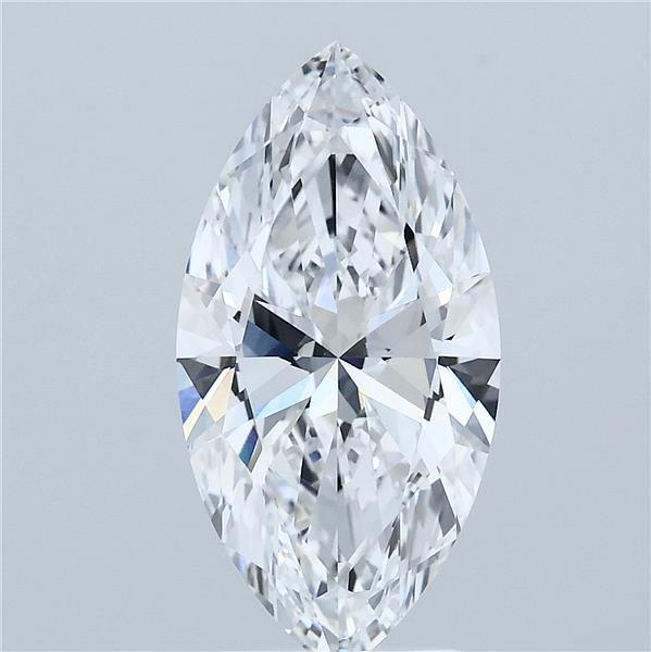 3.23 Carat Marquise Shaped, Ideal Cut, D Color, VVS1 Clarity, IGI Certified Lab Grown Diamond