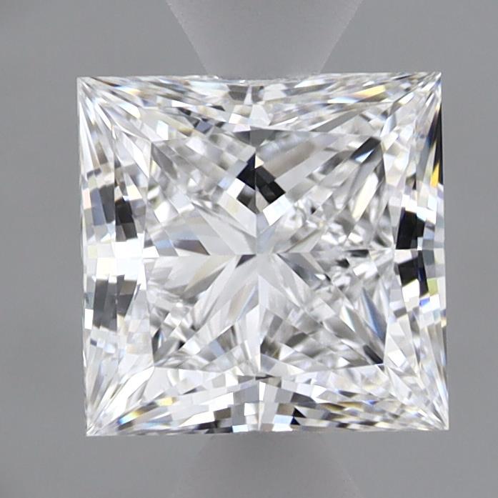 1.50 Carat Princess Shaped, Excellent Cut, D Color, VS1 Clarity, IGI Certified Lab Grown Diamond