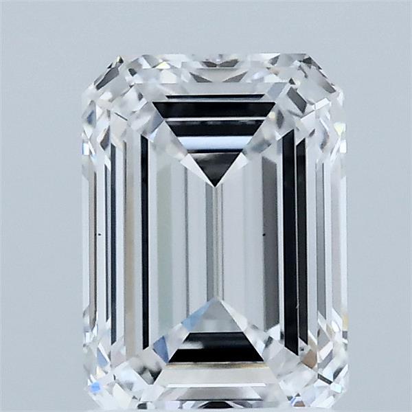 1.50 Carat Emerald Shaped, Ideal Cut, D Color, VS1 Clarity, IGI Certified Lab Grown Diamond