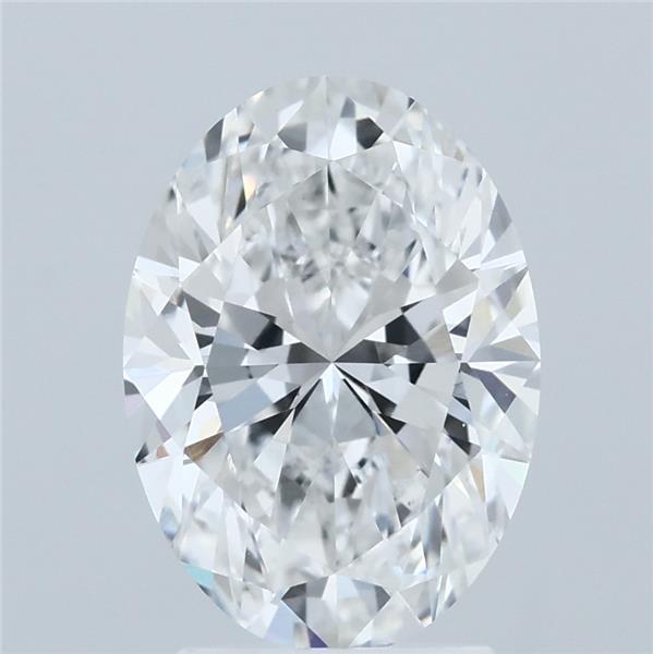 2.71 Carat Oval Shaped, Ideal Cut, E Color, VVS2 Clarity, IGI Certified Lab Grown Diamond