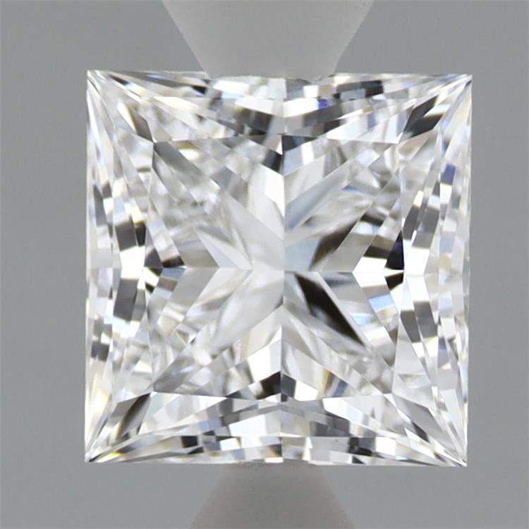 1.59 Carat Princess Shaped, Ideal Cut, D Color, VVS2 Clarity, IGI Certified Lab Grown Diamond