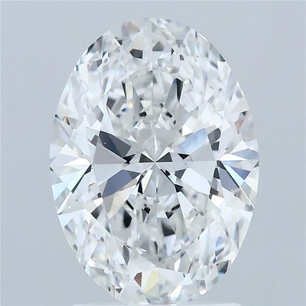 2.07 Carat Oval Shaped, Ideal Cut, E Color, VVS2 Clarity, IGI Certified Lab Grown Diamond