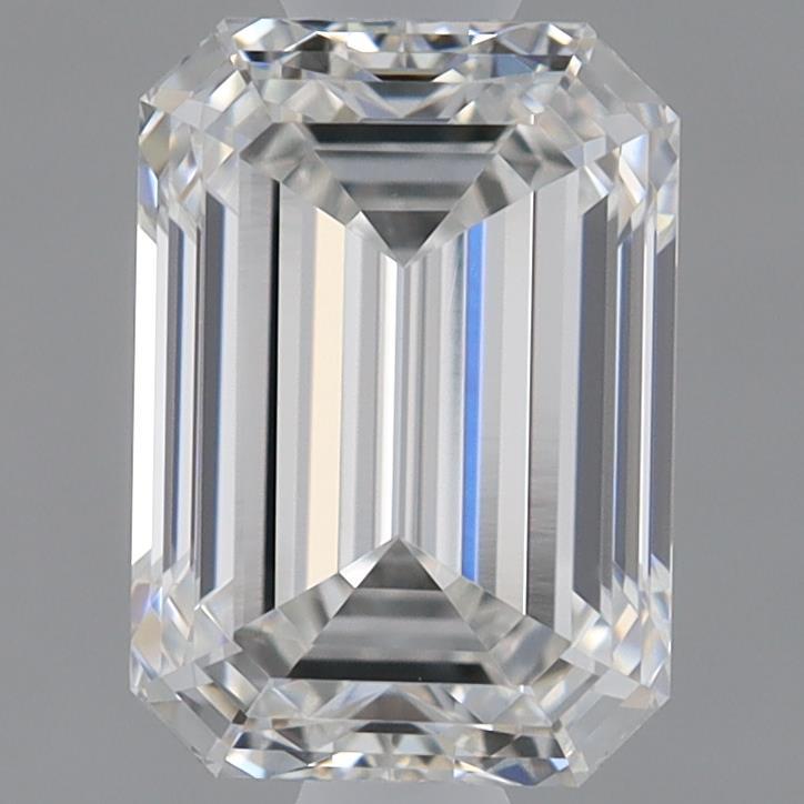 0.96 Carat Emerald Shaped, Ideal Cut, F Color, VVS1 Clarity, IGI Certified Lab Grown Diamond