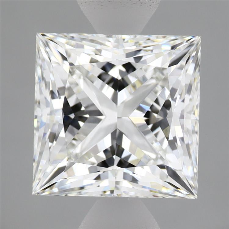 2.87 Carat Princess Shaped, Ideal Cut, E Color, VVS2 Clarity, IGI Certified Lab Grown Diamond