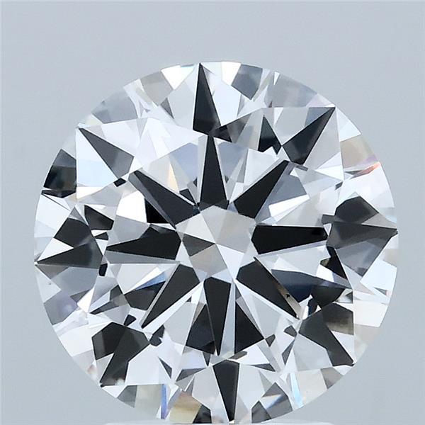 3.00 Carat Round Shaped, Excellent Cut, F Color, VS1 Clarity, IGI Certified Lab Grown Diamond