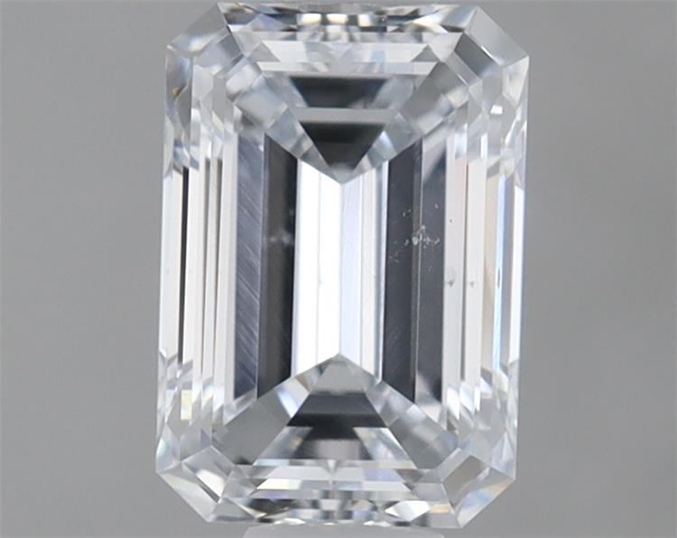 0.99 Carat Emerald Shaped, Ideal Cut, F Color, SI1 Clarity, IGI Certified Lab Grown Diamond
