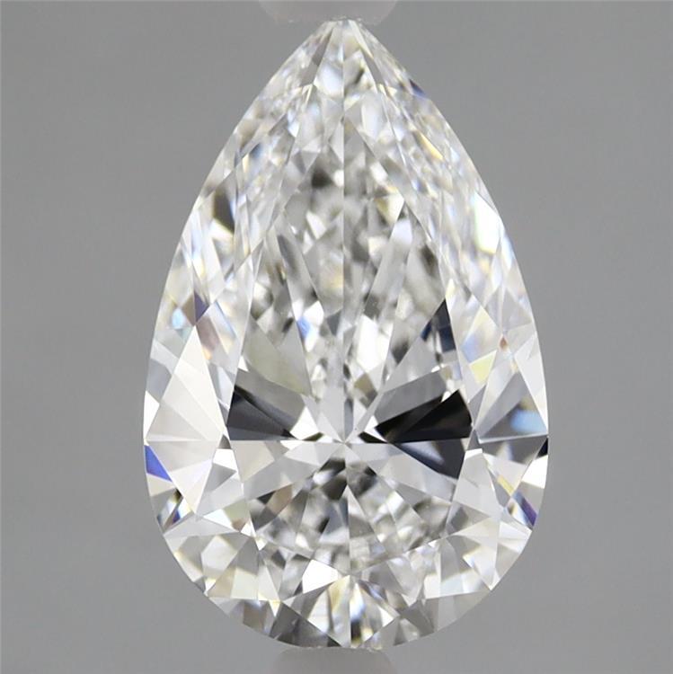 1.89 Carat Pear Shaped, Ideal Cut, E Color, VVS2 Clarity, IGI Certified Lab Grown Diamond