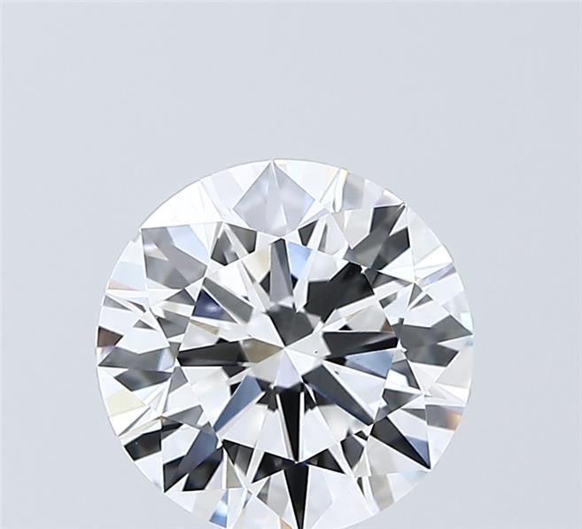 2.01 Carat Round Shaped, Ideal Cut, D Color, VS1 Clarity, IGI Certified Lab Grown Diamond