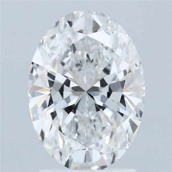2.01 Carat Oval Shaped, Ideal Cut, D Color, VVS2 Clarity, IGI Certified Lab Grown Diamond