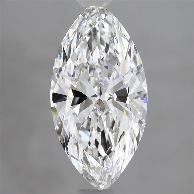 1.97 Carat Marquise Shaped, Excellent Cut, E Color, VVS2 Clarity, IGI Certified Lab Grown Diamond