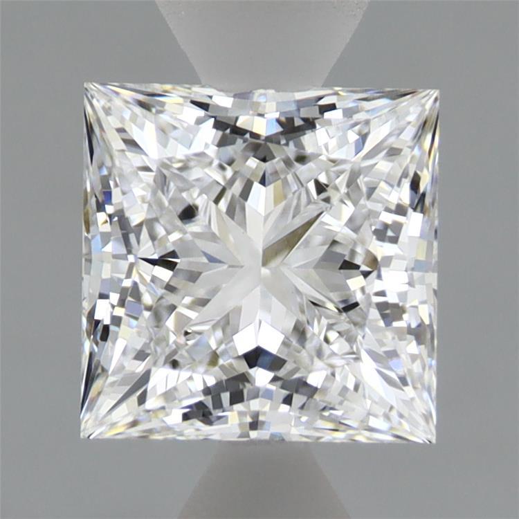 1.55 Carat Princess Shaped, Ideal Cut, D Color, VVS2 Clarity, IGI Certified Lab Grown Diamond