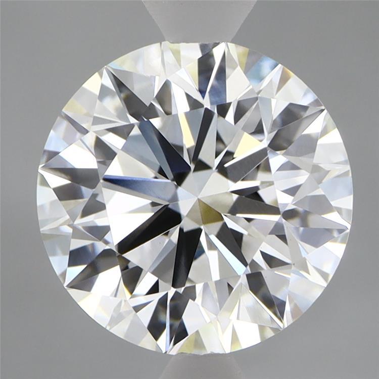 3.90 Carat Round Shaped, Excellent Cut, F Color, VVS2 Clarity, IGI Certified Lab Grown Diamond