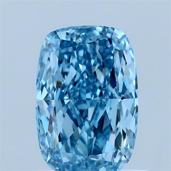 1.03 Carat Cushion Shaped, Ideal Cut, FANCY VIVID BLUE Color, VS2 Clarity, IGI Certified Lab Grown Diamond