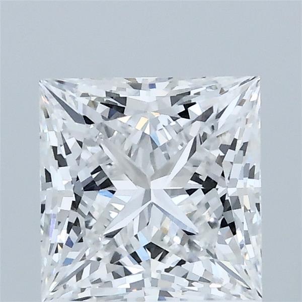 1.55 Carat Princess Shaped, Ideal Cut, D Color, VVS2 Clarity, IGI Certified Lab Grown Diamond