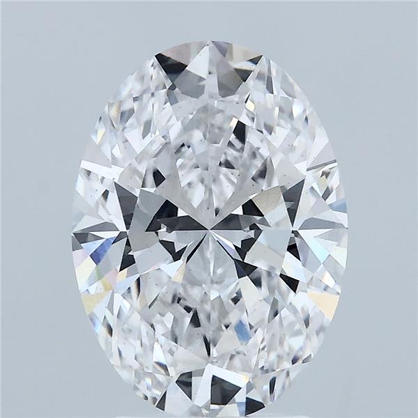 3.10 Carat Oval Shaped, Ideal Cut, D Color, VS2 Clarity, IGI Certified Lab Grown Diamond