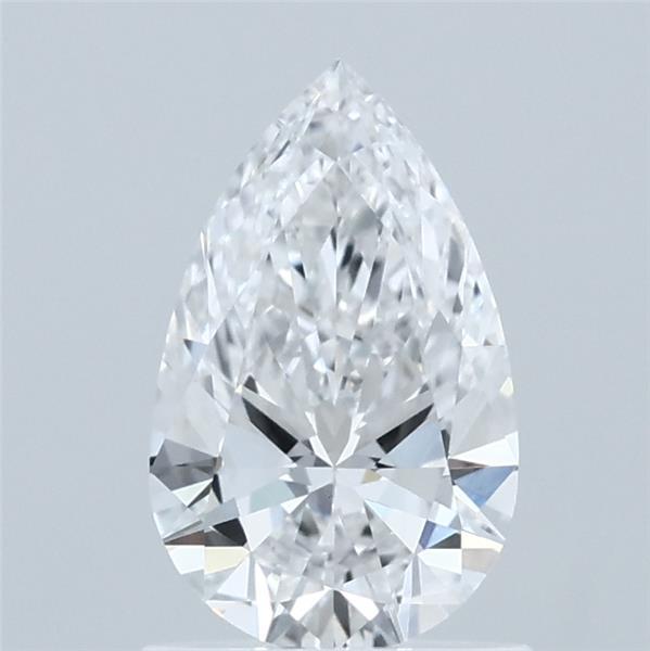 1.00 Carat Pear Shaped, Ideal Cut, D Color, VS1 Clarity, IGI Certified Lab Grown Diamond