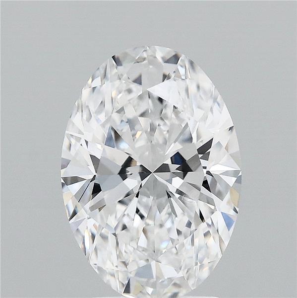 3.02 Carat Oval Shaped, Ideal Cut, D Color, VVS1 Clarity, IGI Certified Lab Grown Diamond