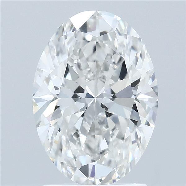 2.03 Carat Oval Shaped, Ideal Cut, F Color, VS1 Clarity, IGI Certified Lab Grown Diamond