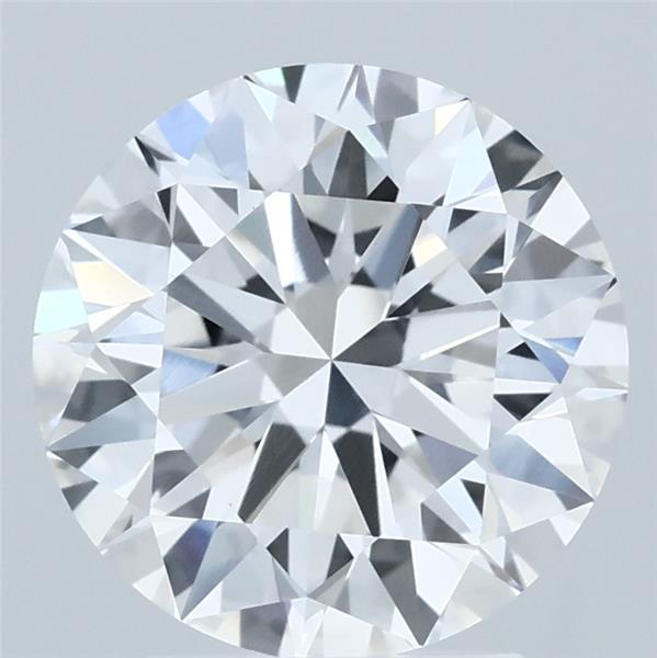3.02 Carat Round Shaped, Ideal Cut, E Color, VVS2 Clarity, IGI Certified Lab Grown Diamond
