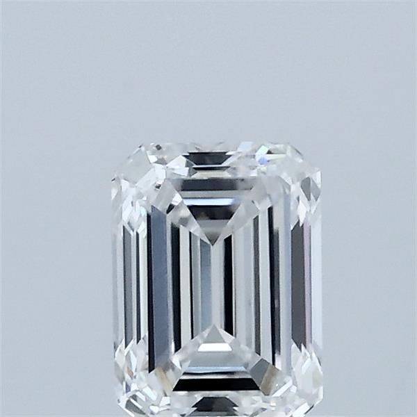 0.72 Carat Emerald Shaped, Excellent Cut, D Color, VVS2 Clarity, IGI Certified Lab Grown Diamond