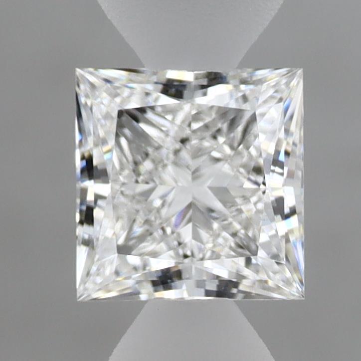0.90 Carat Princess Shaped, Excellent Cut, D Color, VVS2 Clarity, IGI Certified Lab Grown Diamond