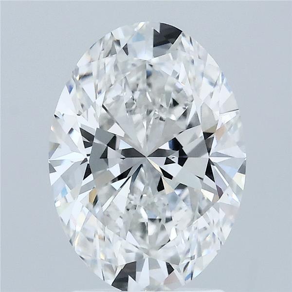 2.42 Carat Oval Shaped, Ideal Cut, E Color, VS1 Clarity, IGI Certified Lab Grown Diamond