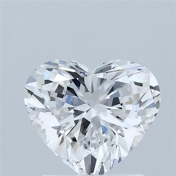 1.00 Carat Heart Shaped, Excellent Cut, D Color, VVS2 Clarity, IGI Certified Lab Grown Diamond