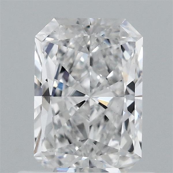 0.82 Carat Radiant Shaped, Ideal Cut, E Color, VS1 Clarity, IGI Certified Lab Grown Diamond