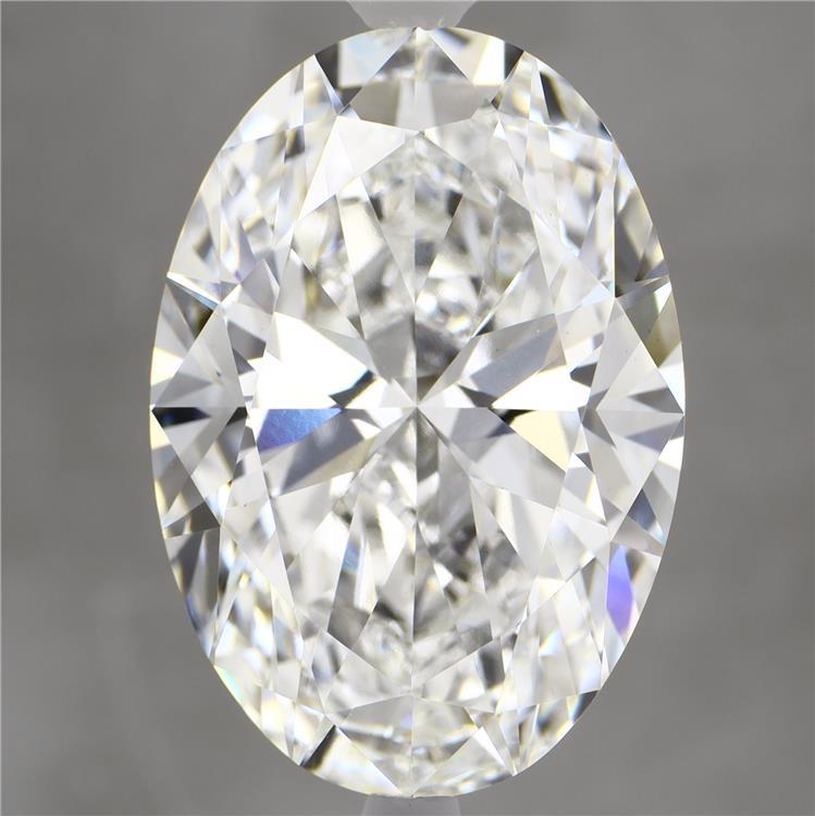 9.76 Carat Oval Shaped, Ideal Cut, F Color, VS1 Clarity, IGI Certified Lab Grown Diamond