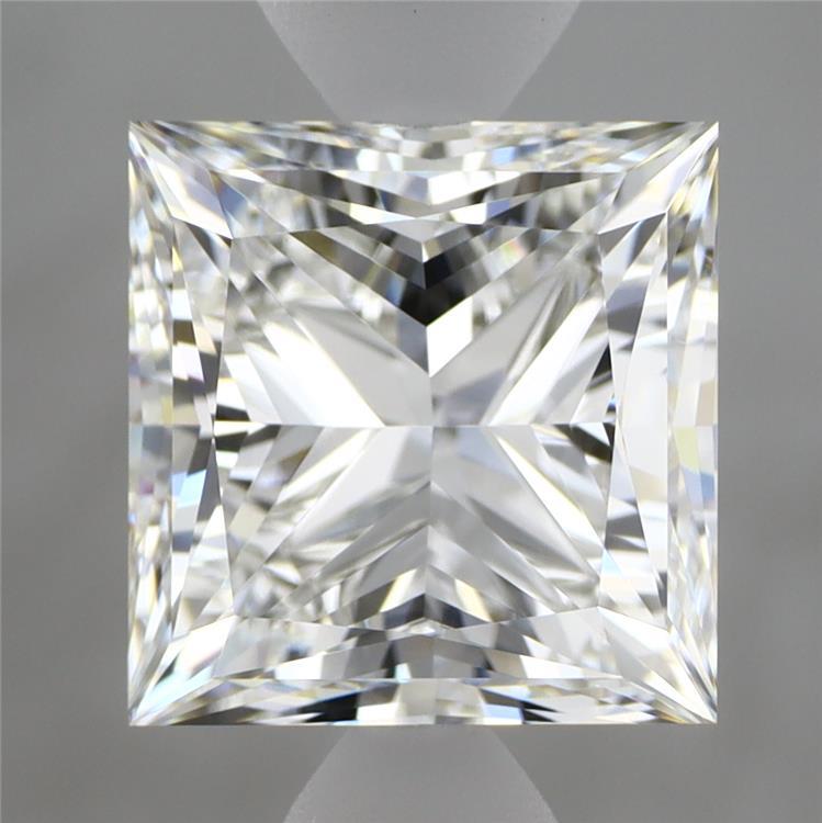 3.51 Carat Princess Shaped, Excellent Cut, F Color, VVS2 Clarity, IGI Certified Lab Grown Diamond
