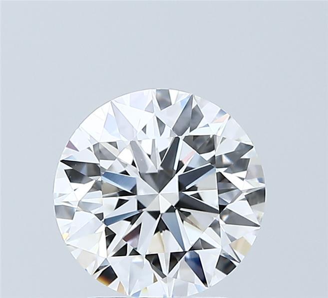 2.02 Carat Round Shaped, Excellent Cut, D Color, VVS2 Clarity, IGI Certified Lab Grown Diamond
