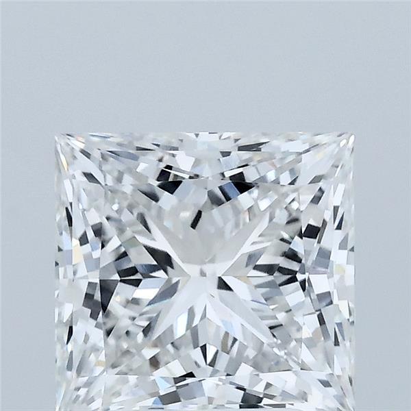 2.58 Carat Princess Shaped, Ideal Cut, E Color, VVS2 Clarity, IGI Certified Lab Grown Diamond