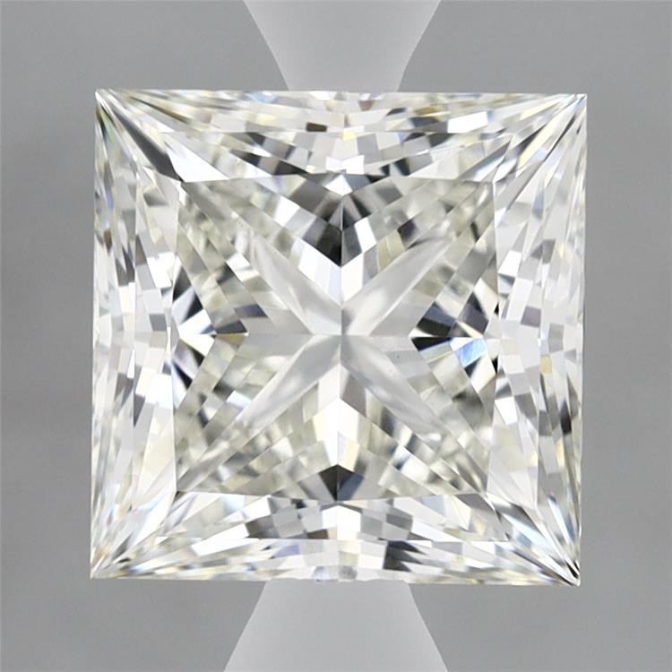 3.00 Carat Princess Shaped, Ideal Cut, H Color, VS1 Clarity, IGI Certified Lab Grown Diamond