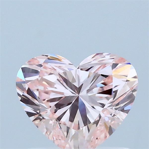 1.02 Carat Heart Shaped, Ideal Cut, FANCY INTENSE PINK Color, VVS2 Clarity, IGI Certified Lab Grown Diamond