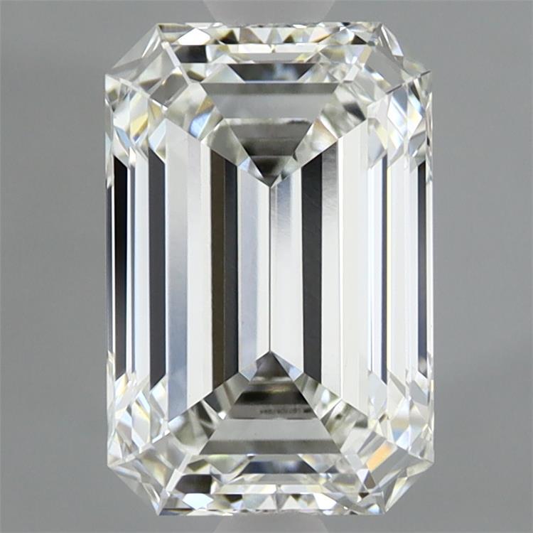 2.38 Carat Emerald Shaped, Ideal Cut, G Color, VVS2 Clarity, IGI Certified Lab Grown Diamond