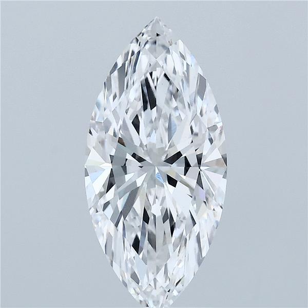 2.07 Carat Marquise Shaped, Ideal Cut, D Color, VVS2 Clarity, IGI Certified Lab Grown Diamond