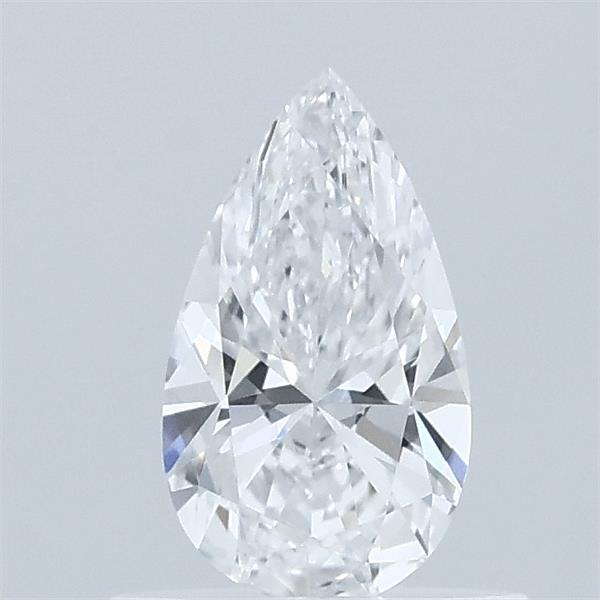 0.52 Carat Pear Shaped, Ideal Cut, D Color, VVS2 Clarity, IGI Certified Lab Grown Diamond