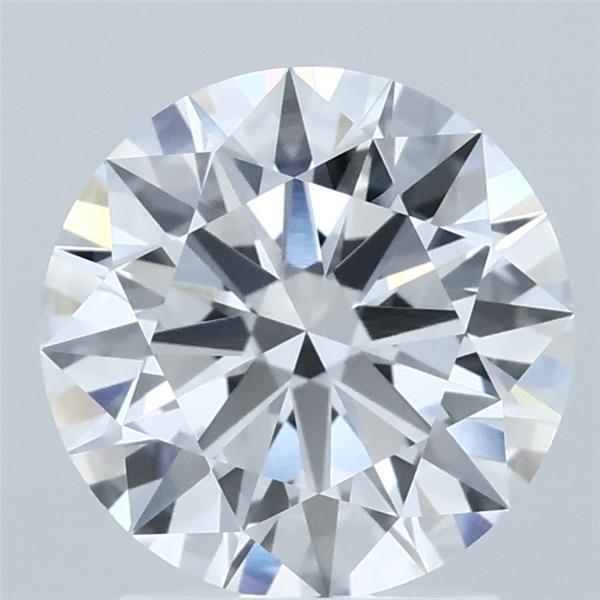 2.05 Carat Round Shaped, Ideal Cut, D Color, VS1 Clarity, IGI Certified Lab Grown Diamond