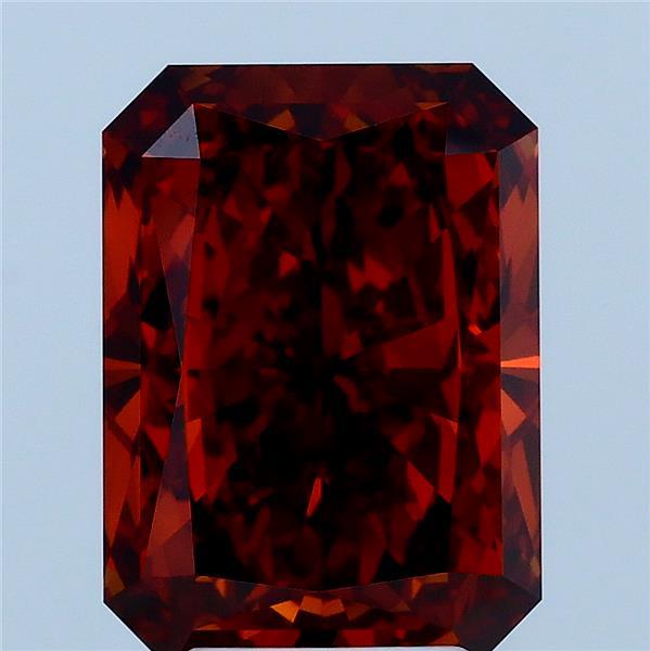 4.00 Carat Radiant Shaped, Excellent Cut, FANCY VIVID ORANGE Color, VS1 Clarity, IGI Certified Lab Grown Diamond