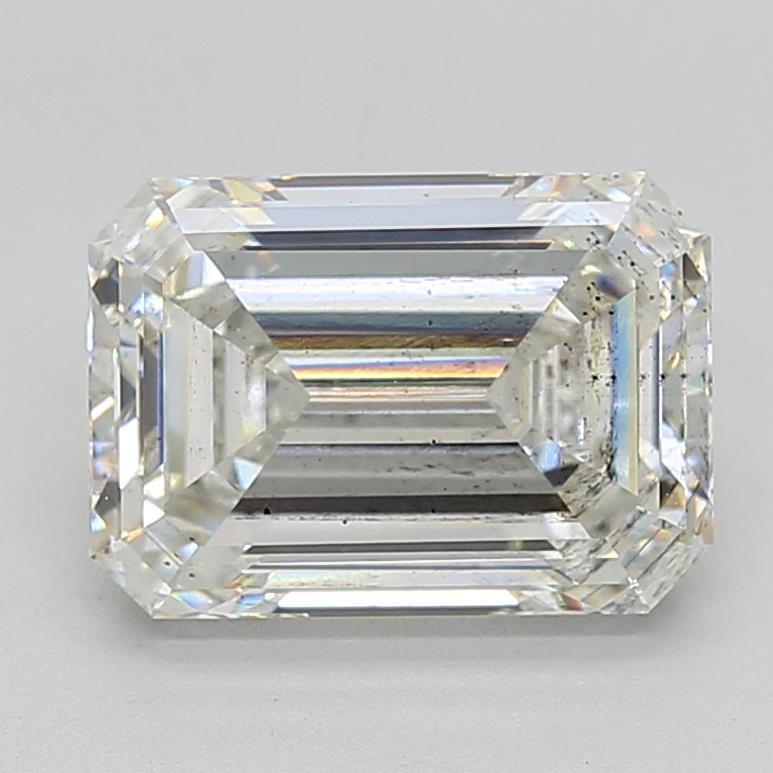5.03 Carat Emerald Shaped, Excellent Cut, G Color, SI2 Clarity, IGI Certified Lab Grown Diamond