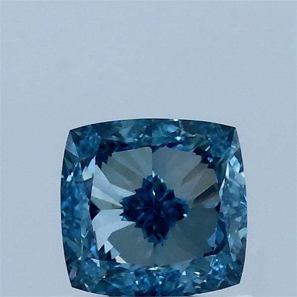1.02 Carat Cushion Shaped, Very Good Cut, FANCY VIVID BLUE Color, VVS2 Clarity, IGI Certified Lab Grown Diamond