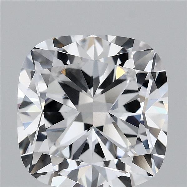 3.27 Carat Cushion Shaped, Ideal Cut, D Color, VVS2 Clarity, IGI Certified Lab Grown Diamond