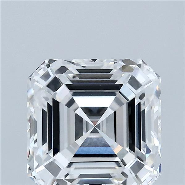 3.09 Carat Asscher Shaped, Ideal Cut, E Color, VVS2 Clarity, IGI Certified Lab Grown Diamond