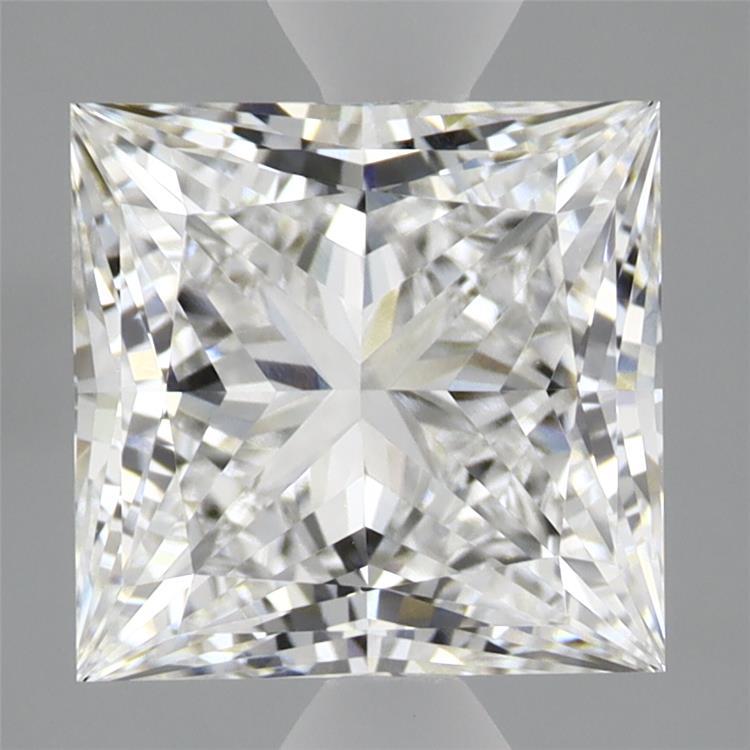 3.07 Carat Princess Shaped, Ideal Cut, E Color, IF Clarity, IGI Certified Lab Grown Diamond