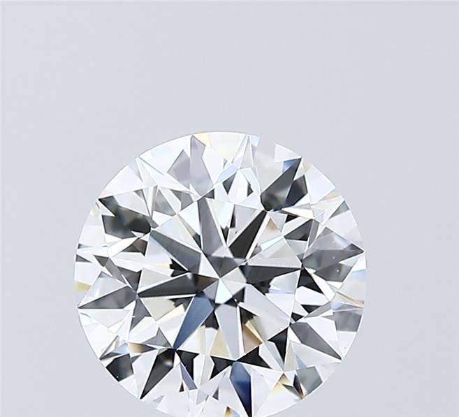 2.01 Carat Round Shaped, Excellent Cut, D Color, VVS2 Clarity, IGI Certified Lab Grown Diamond