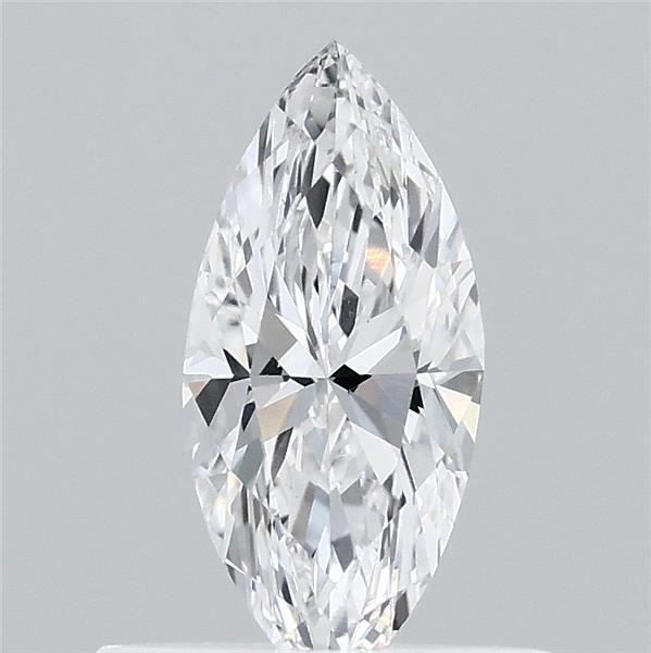 0.47 Carat Marquise Shaped, Ideal Cut, D Color, VVS2 Clarity, IGI Certified Lab Grown Diamond