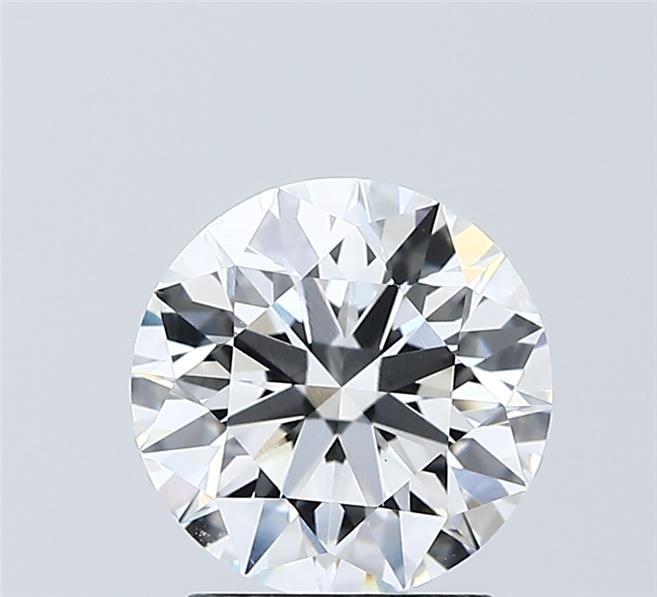 2.02 Carat Round Shaped, Ideal Cut, E Color, VVS2 Clarity, IGI Certified Lab Grown Diamond